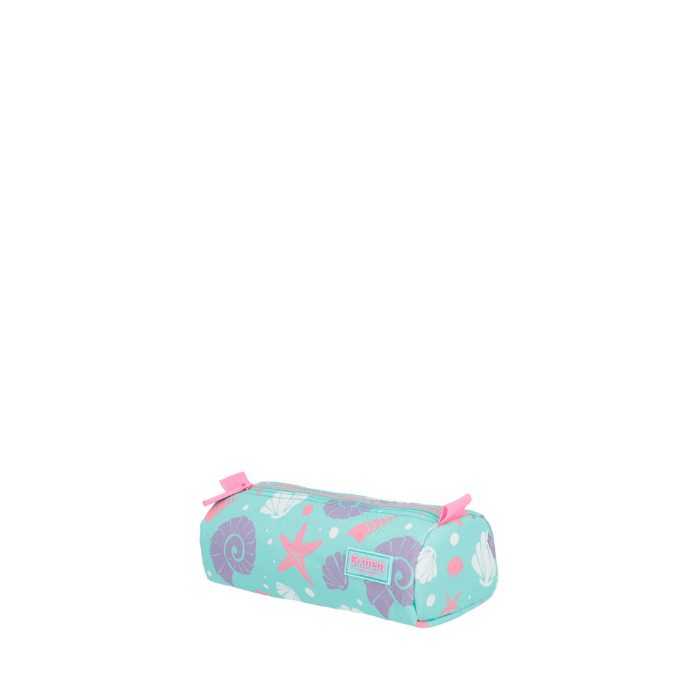 Conjunto Escolar Mochila de Rodinha feminina infantil Speedy Pack Sereia Verde Água