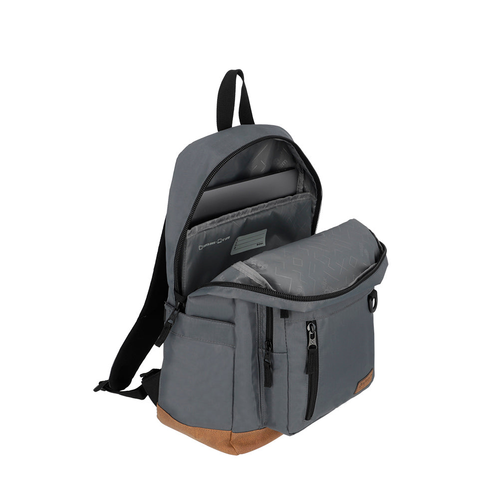 Mochila para notebook 16" masculina New Jersey Cinza