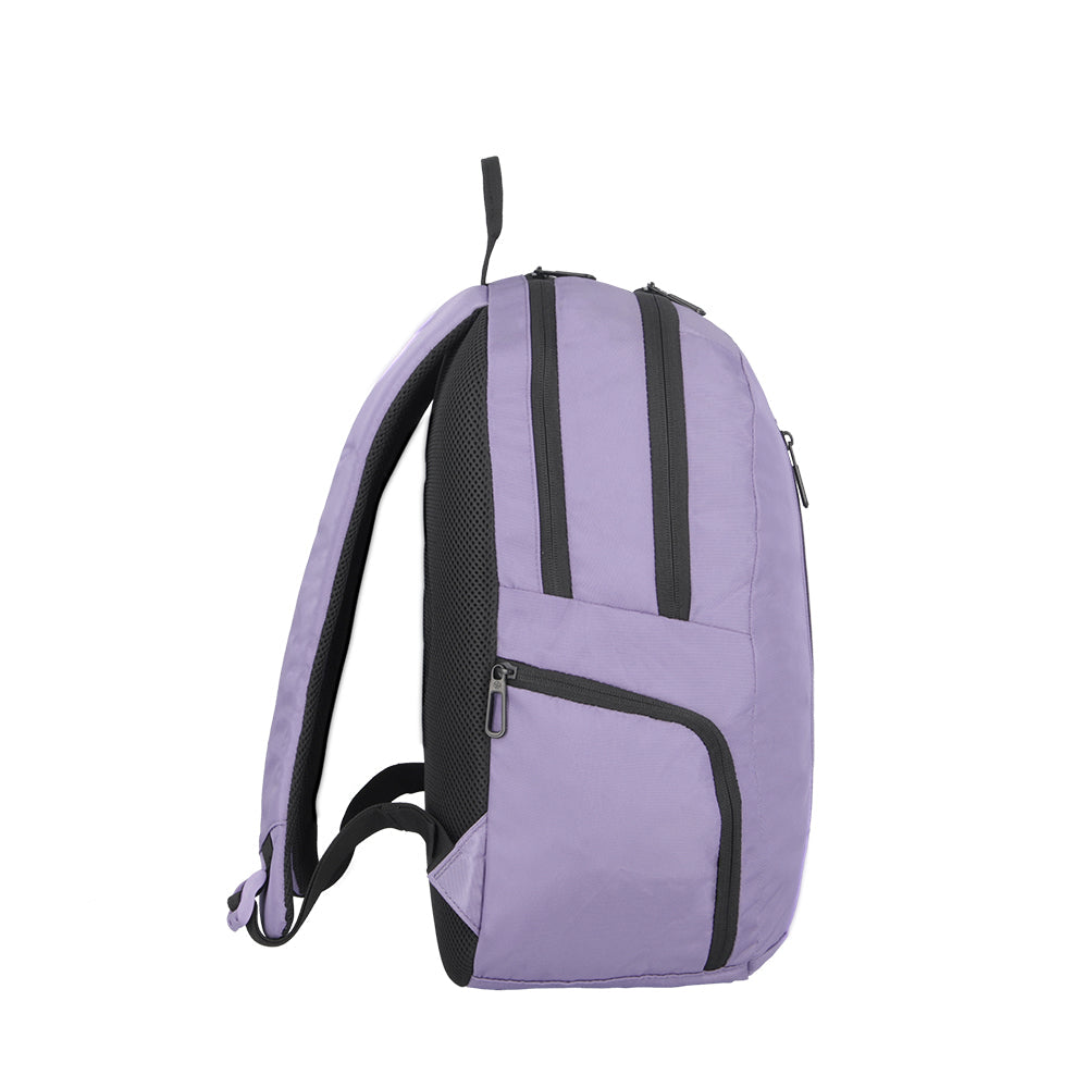 Mochila para laptop mujer Acceleration Riverland morado 17