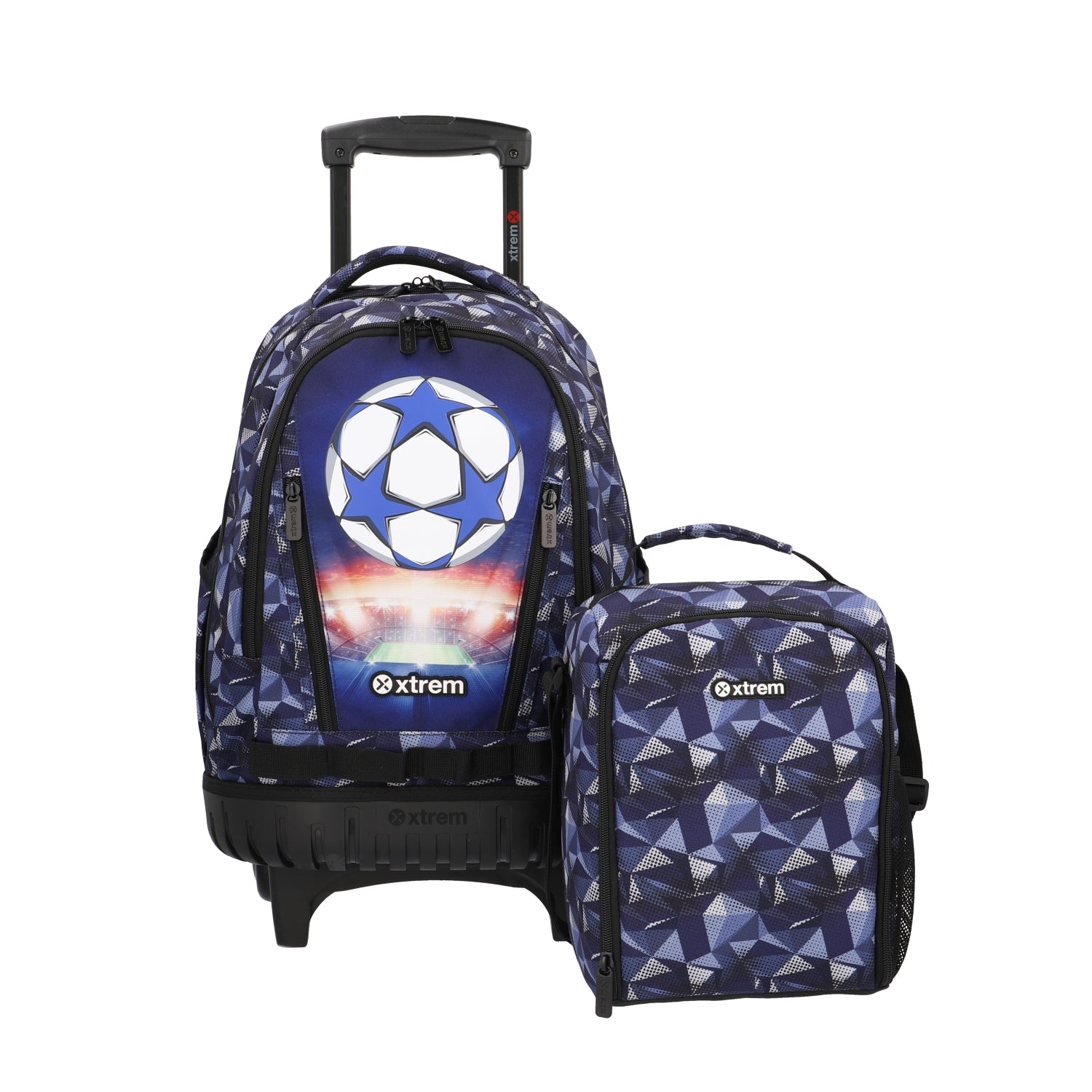 2Pc Trolley Set Cross Pack 298 Azul Futebol