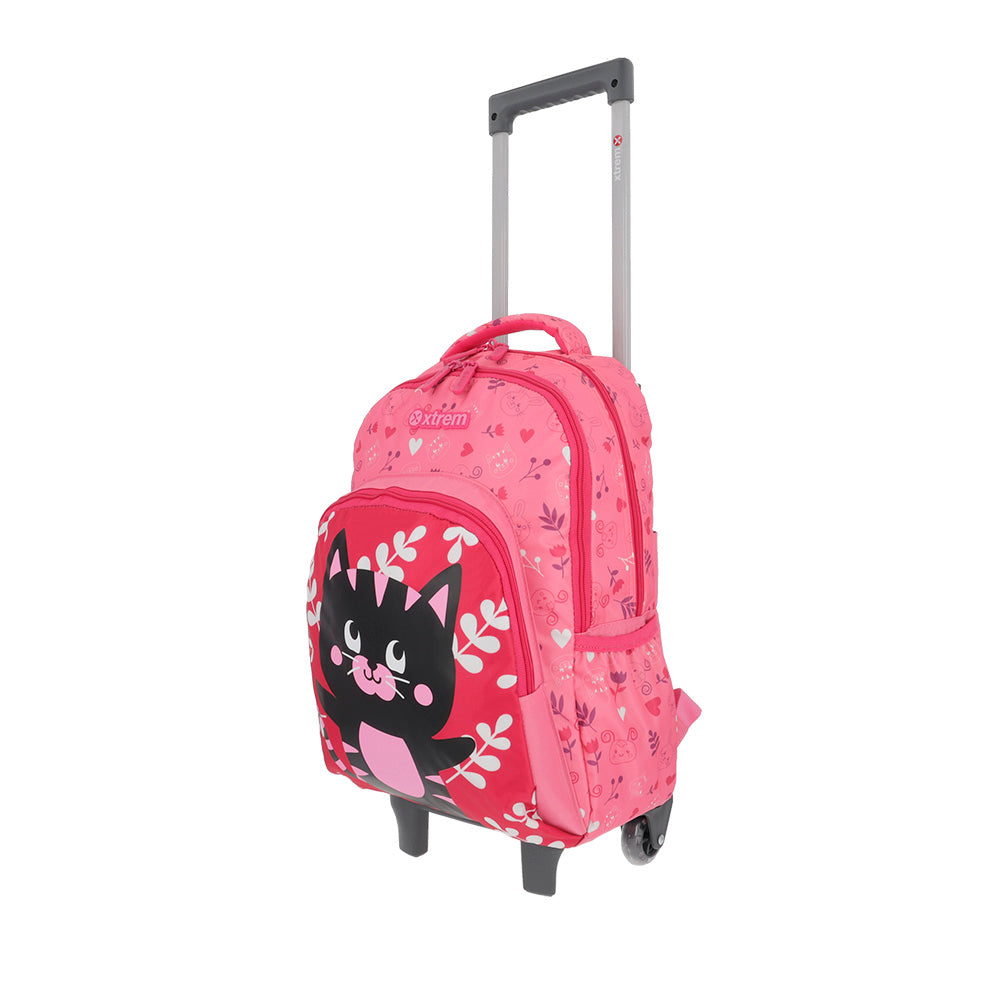 Mochila de Rodinha feminina infantil Lincoln Rosa