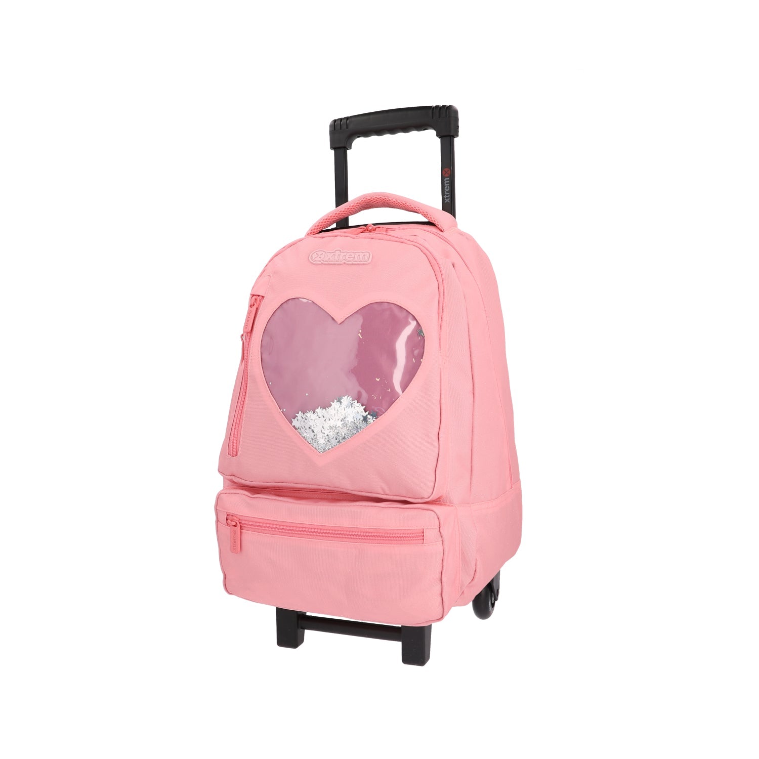 Kit Escolar Xtrem 4Pc Run Pack 295 Rosa Com Coração