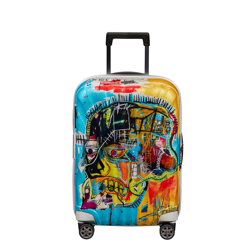 Maleta de cabina C-lite x Basquiat Untitled Skull