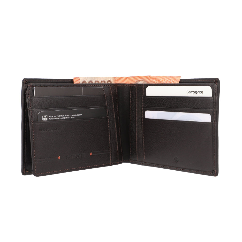 Billetera Simpla 009 Dark Brown