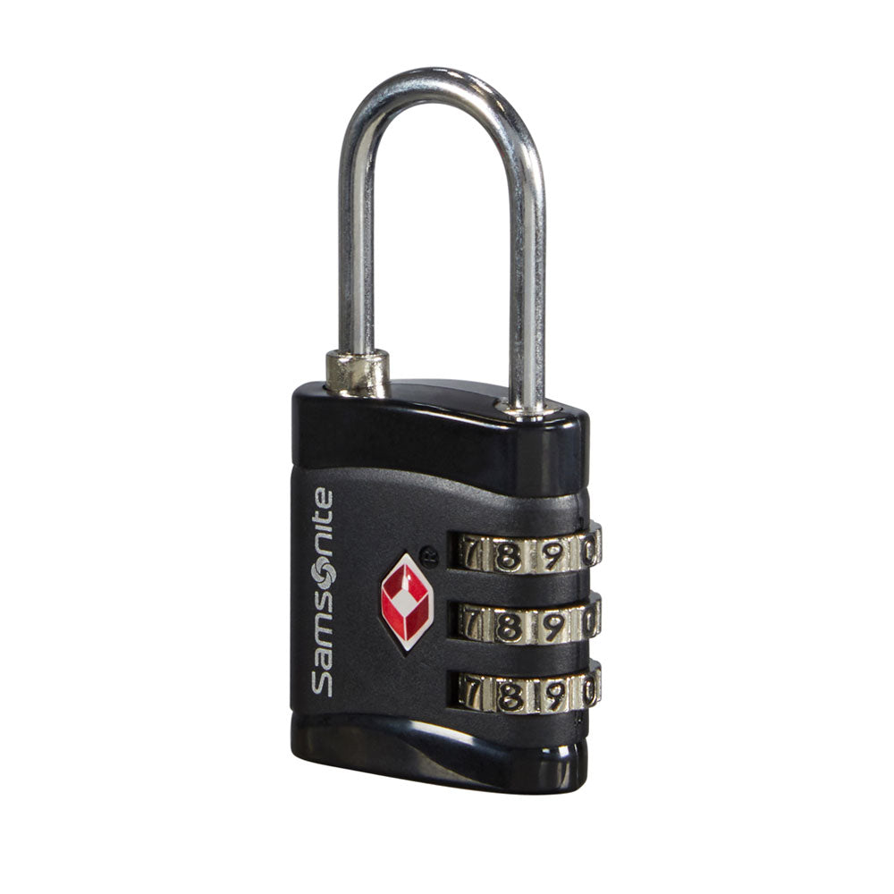 Cadeado TSA 3 Dígitos Metal Preto