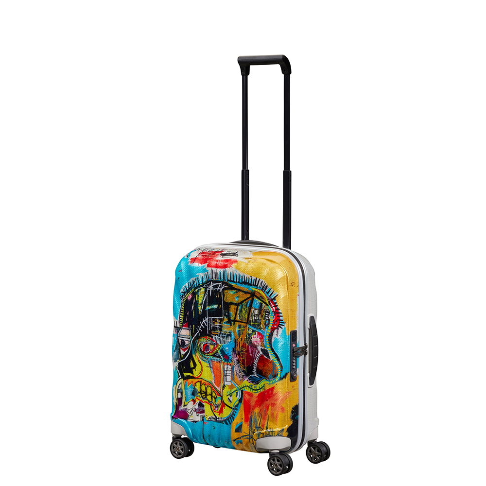 Maleta de cabina C-lite x Basquiat Untitled Skull