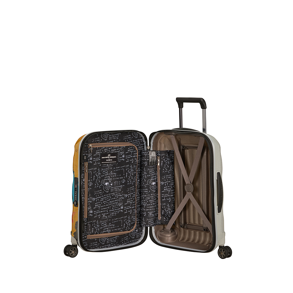 Maleta de cabina C-lite x Basquiat Untitled Skull