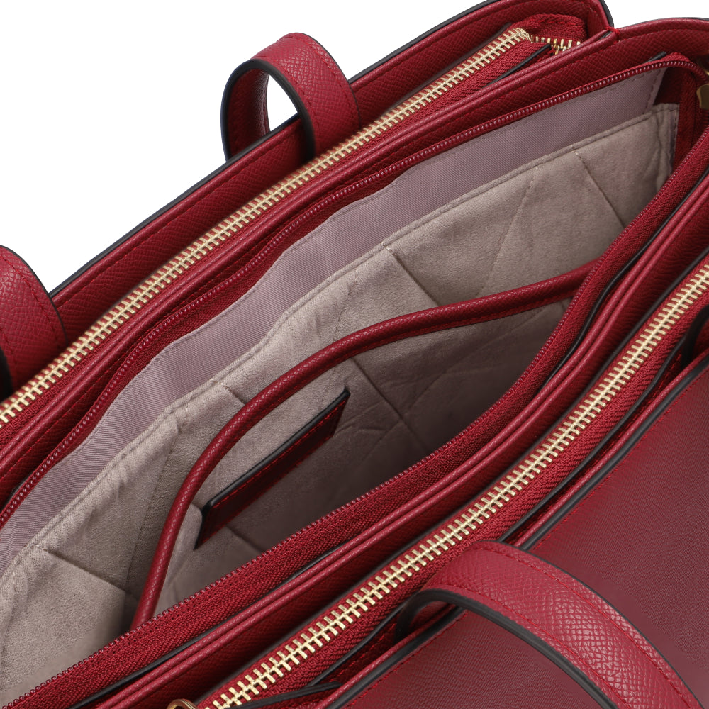 Tote Bag Roundtheclock Shopping Bag 14.1" Bordeaux