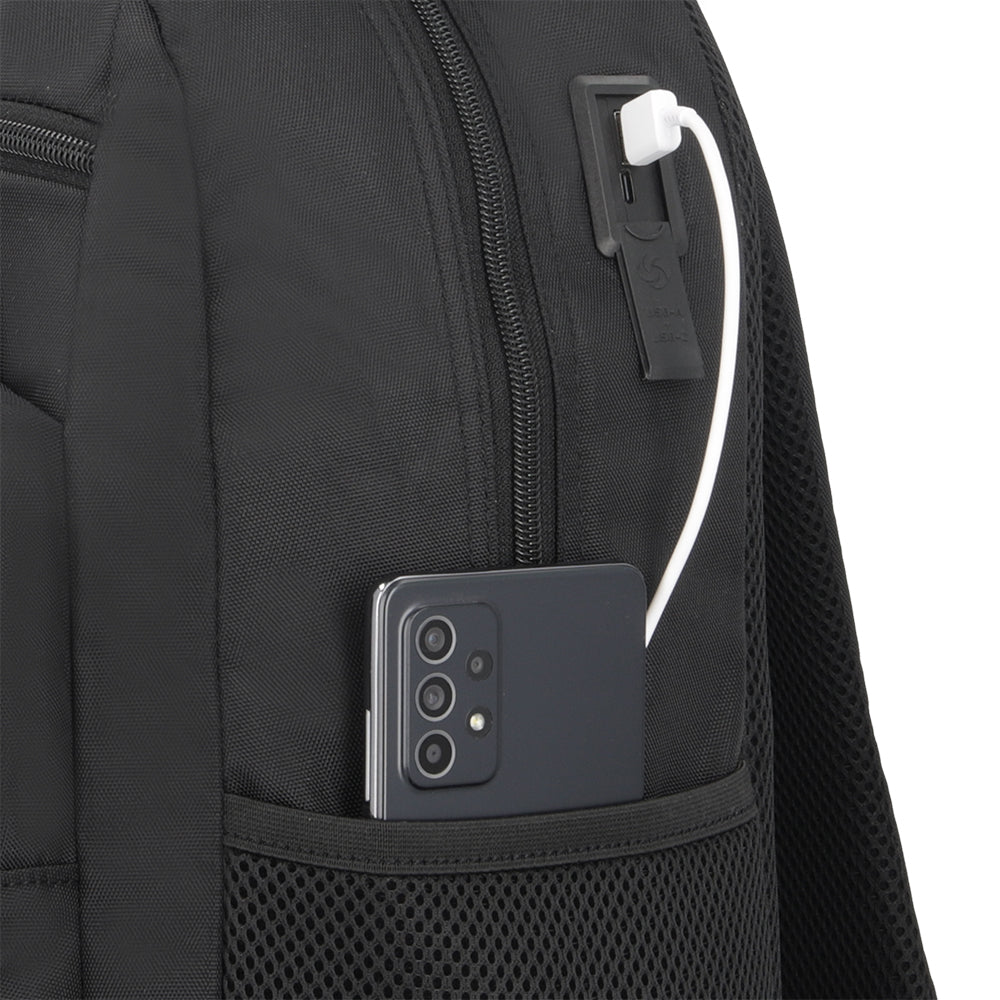 Mochila para notebook masculina Acceleration Hammer preta 17"