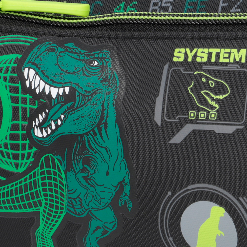 Estojo infantil masculino Trinity Dino Verde