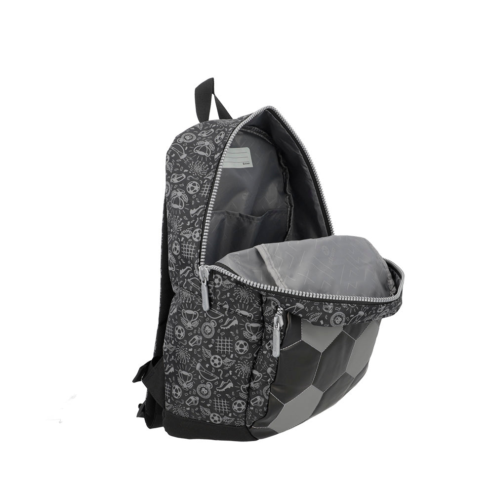 Mochila masculina infantil Bolt Futebol Preta