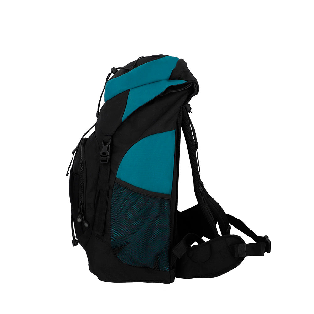 Mochila Trail Pro 2.0 4XT Preta e Azul Petróleo