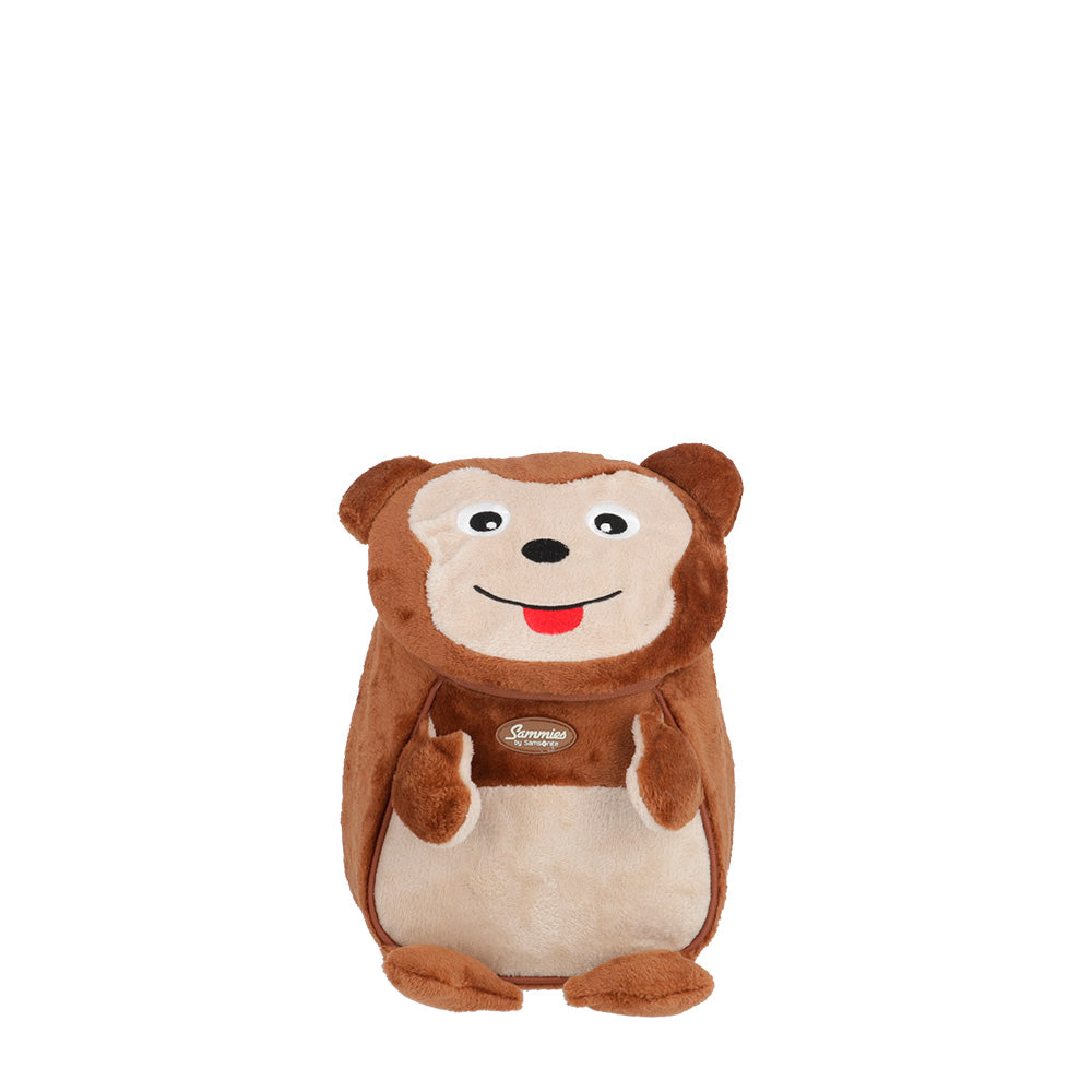 Mochila infantil masculina Parker Macaco marrom