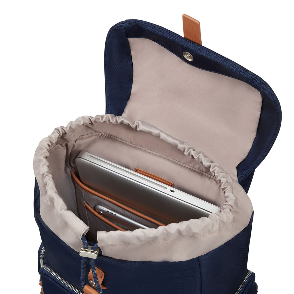Mochila YOURBAN Backpack 4 pockets + Flap 14.1 Grande Midnight Blue