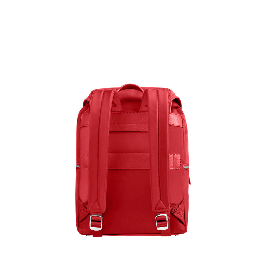 Mochila KARISSA BIZ Backpack 14.1 + Flap W/USB Formula Red
