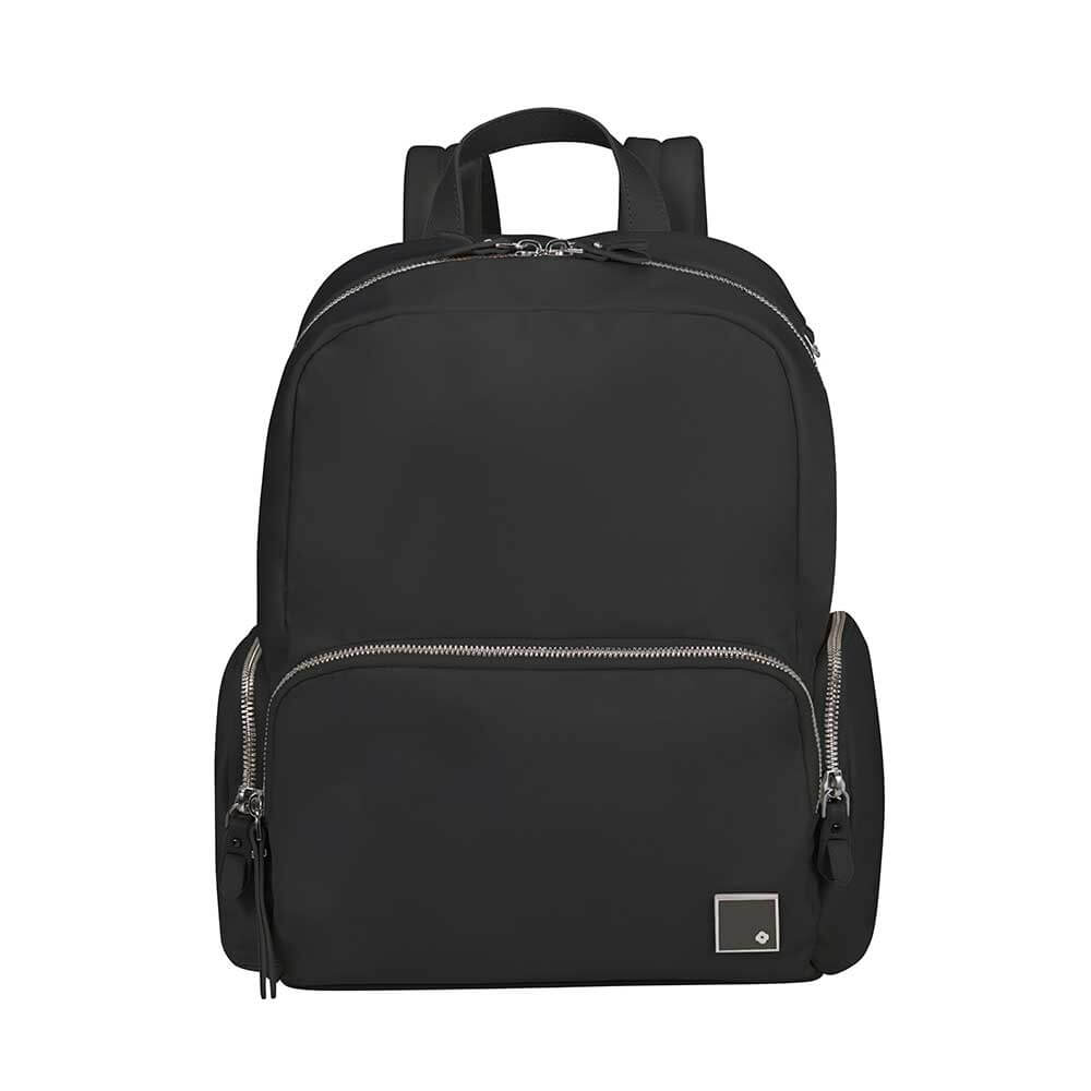 Mochila Samsonite Essentially Karissa com 3 Bolsos Preta
