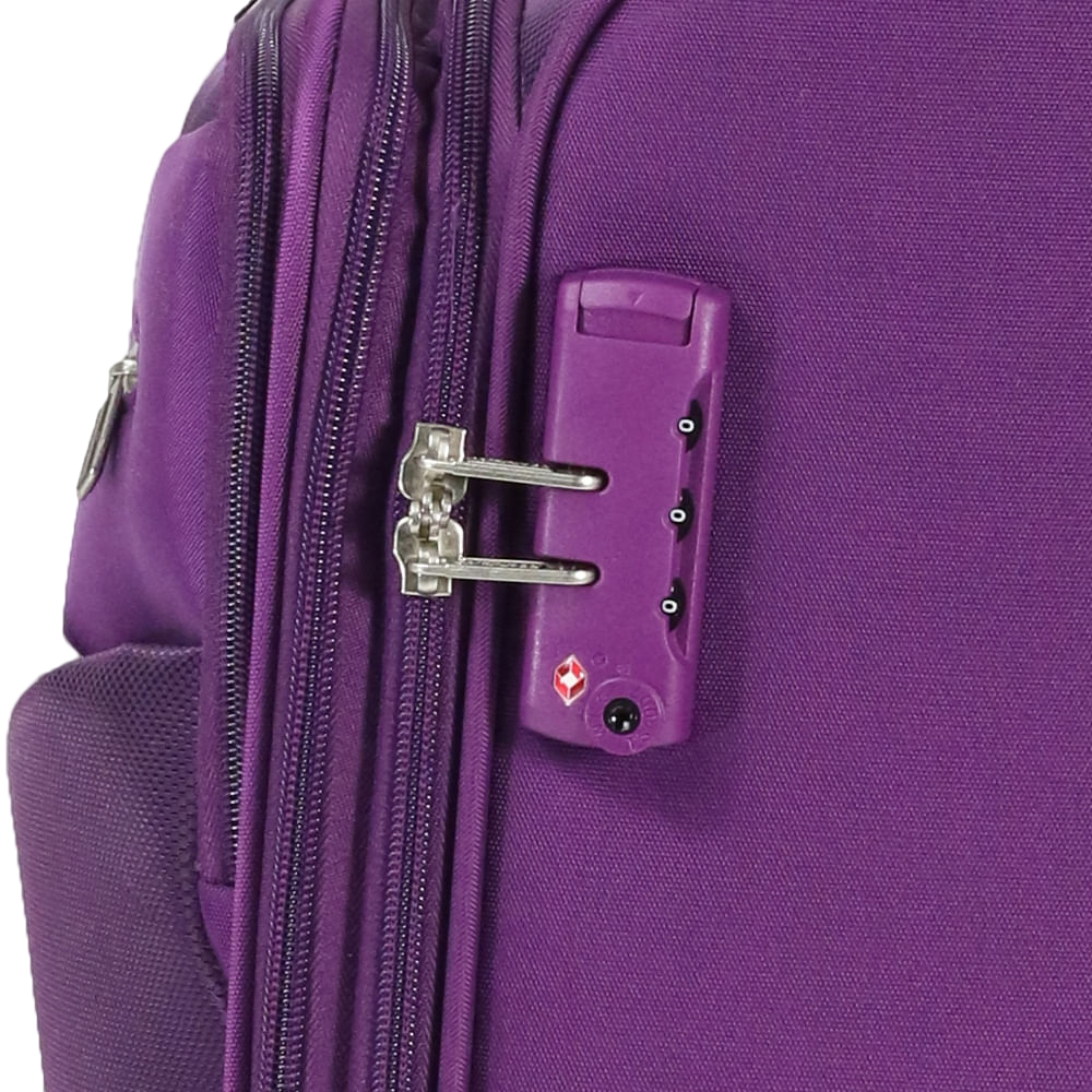 Maleta Fiji Spinner 71Cm Tsa Mediana Plum