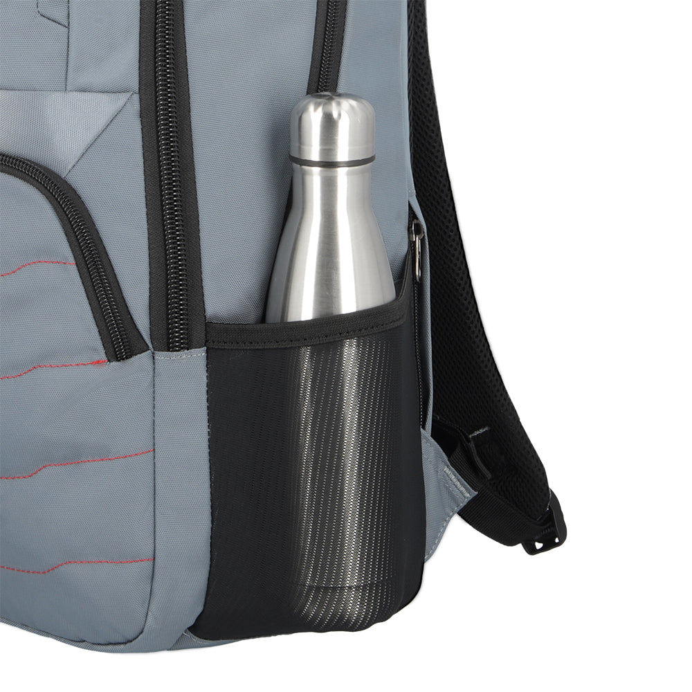 Mochila para laptop hombre Acceleration Stark gris 17