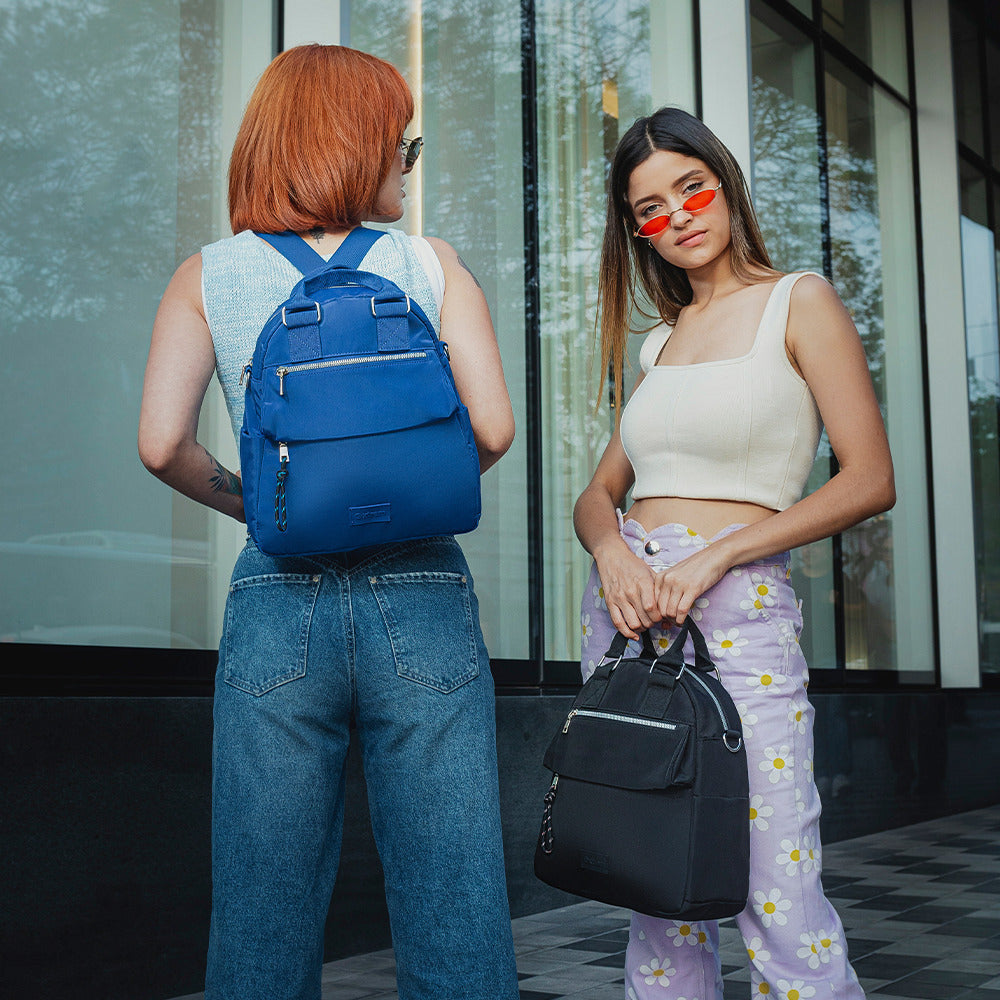 Cartera de hombro Alice azul M