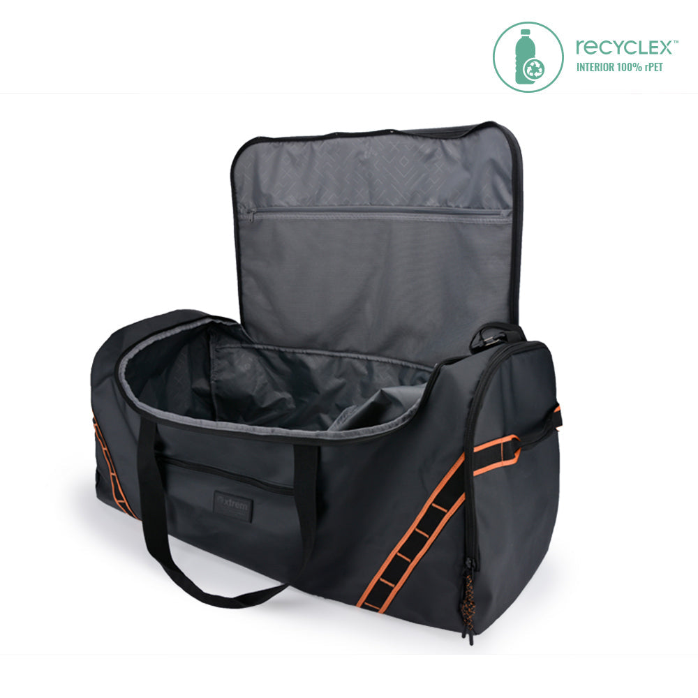 Bolso Traveller XL SS22 Negro/Naranjo