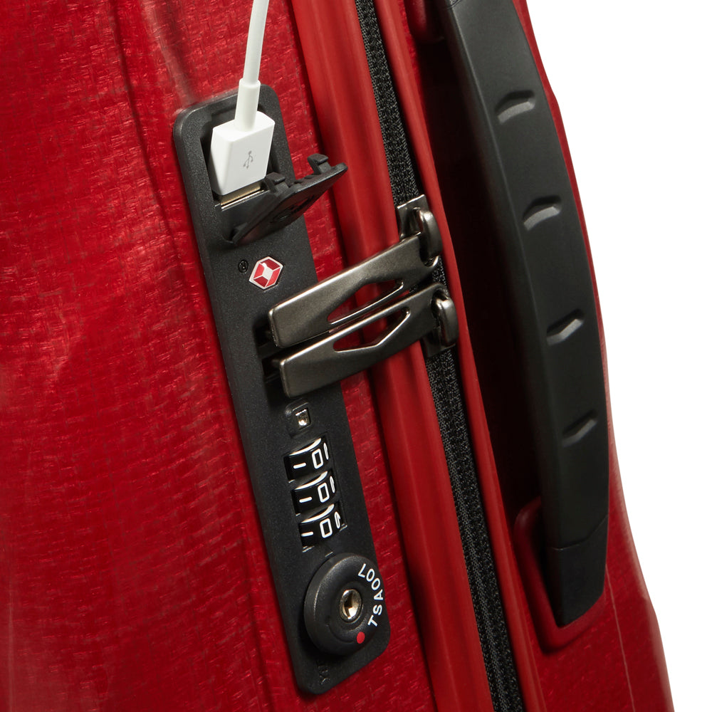 Maleta C-Lite Spinner Cabina 55/20 Chili Red