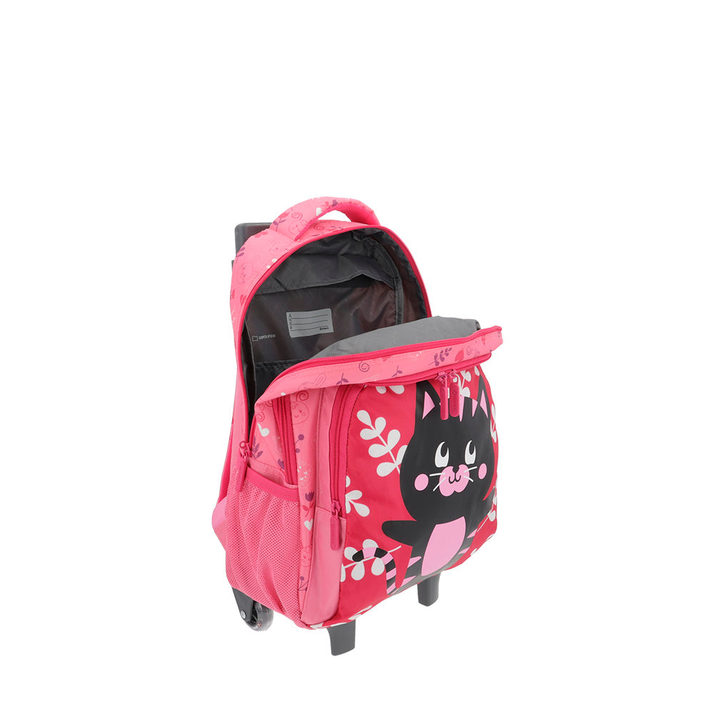 Mochila de Rodinha feminina infantil Lincoln Rosa