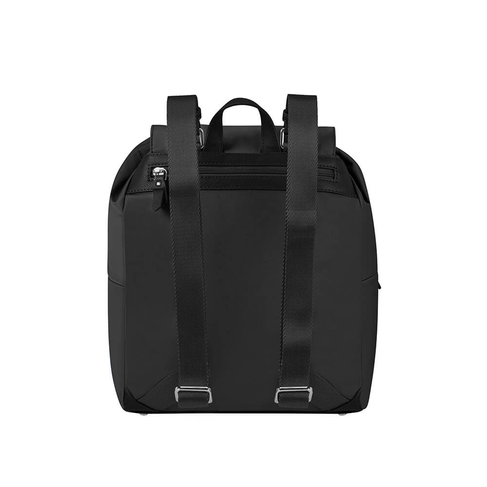 Mochila Samsonite Essentially Karissa com 3 Bolsos Preta