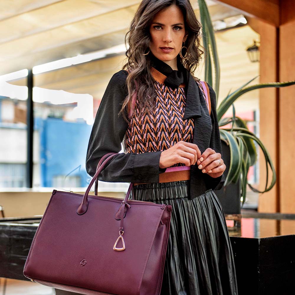 Tote Bag para Notebook NEVERENDING Roxa