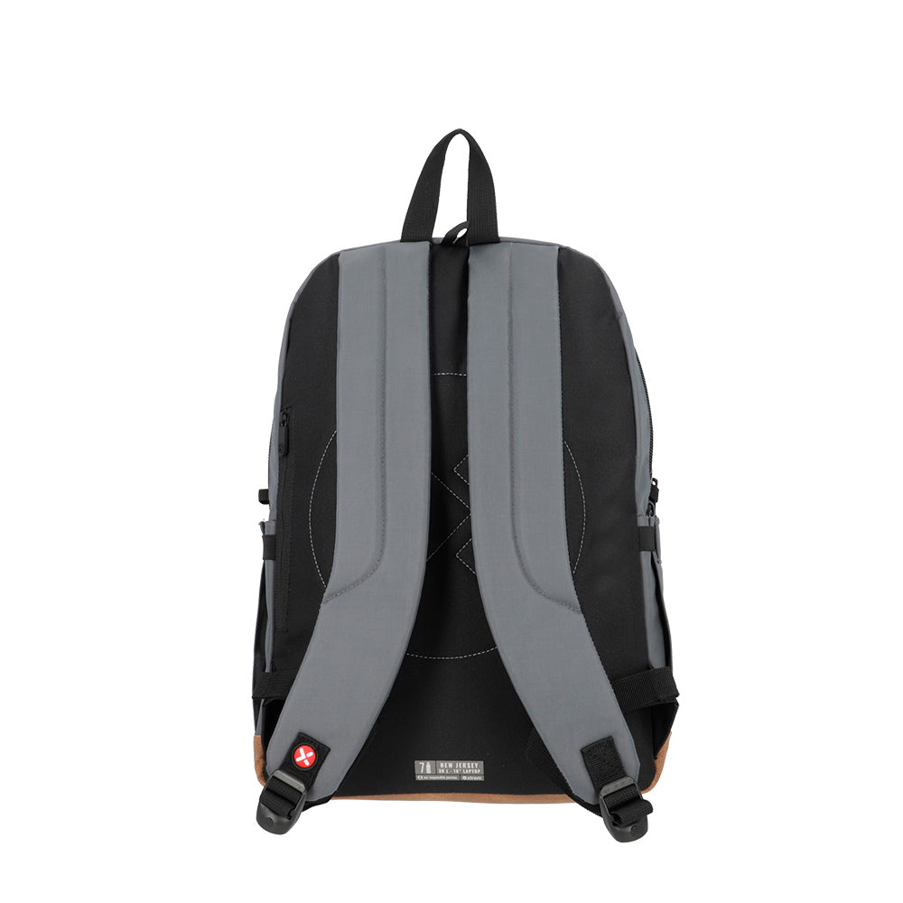 Mochila para notebook 16" masculina New Jersey Cinza