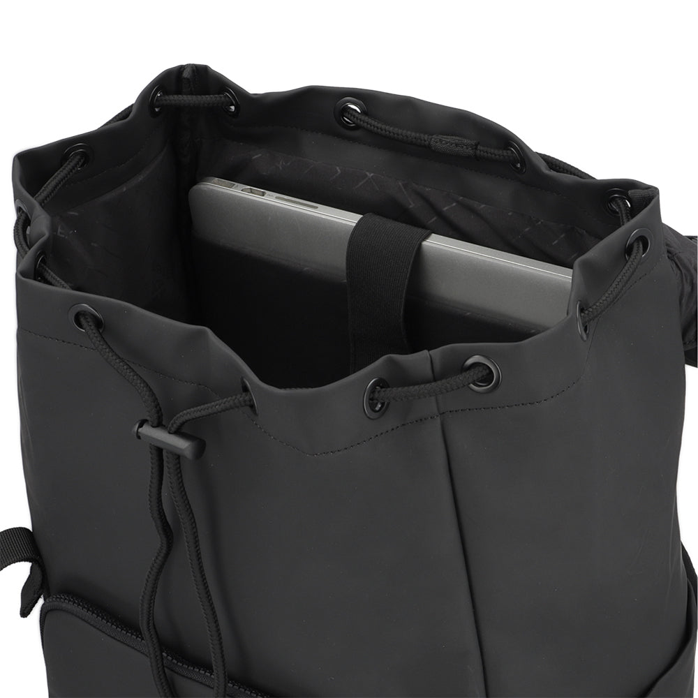 Mochila para notebook feminina Wanda preta 17"
