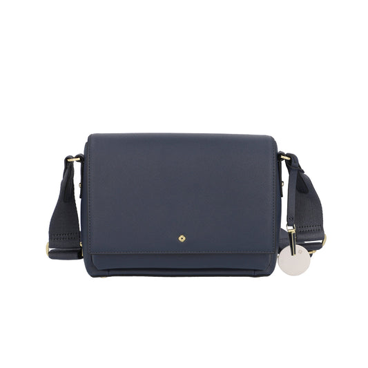 Cartera Roundtheclock Shoulder Bag+Flap Deep Blue
