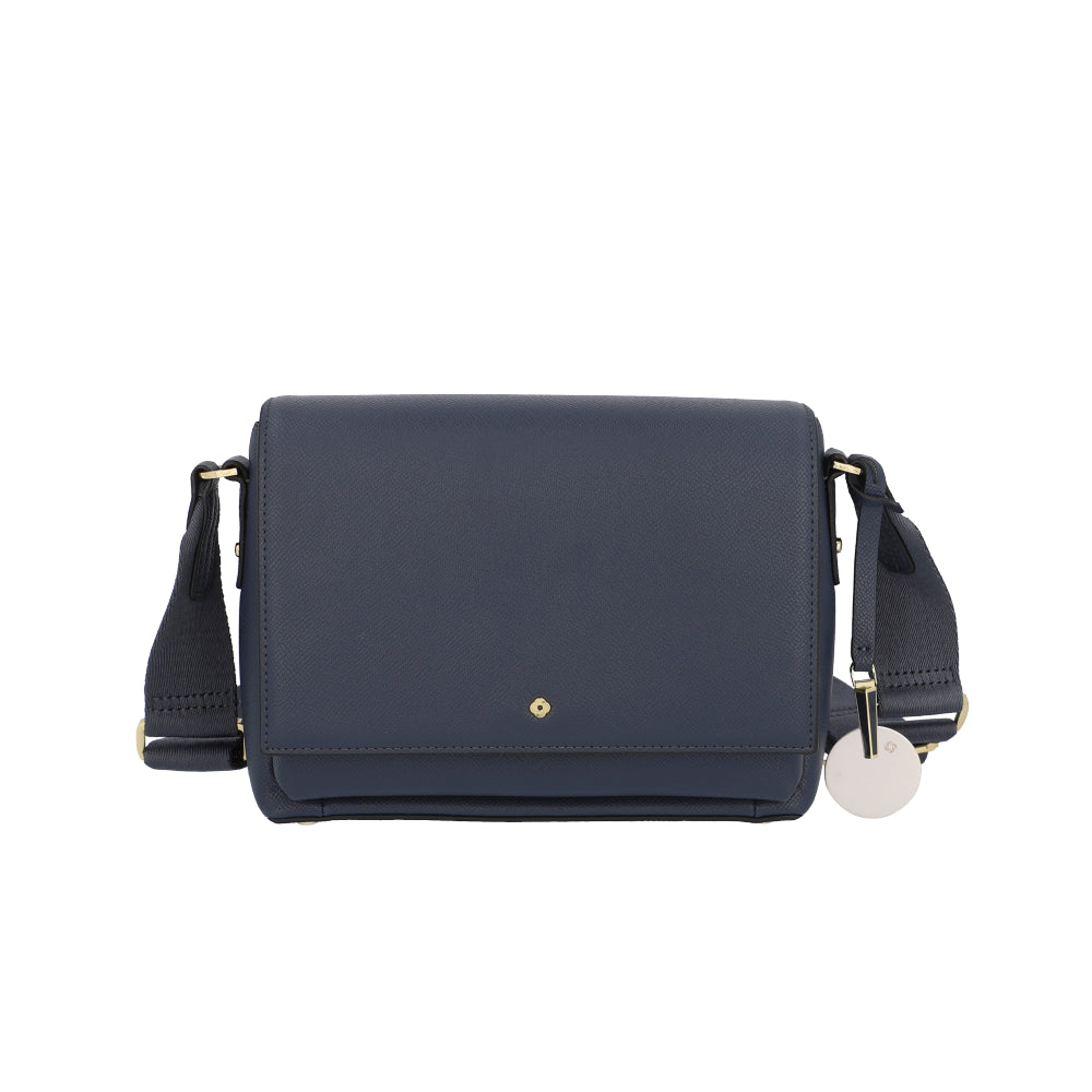 Cartera Roundtheclock Shoulder Bag+Flap Deep Blue