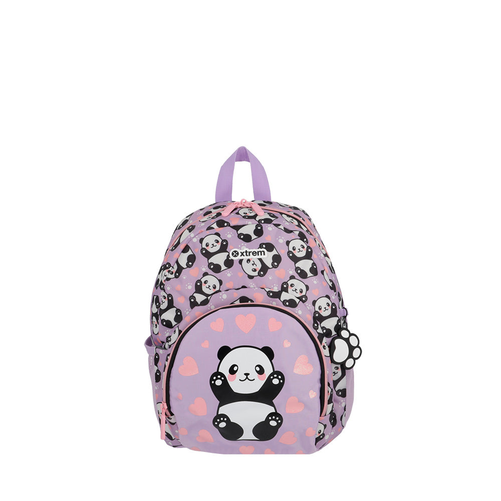 Mochila feminina infantil Power Panda Lilás