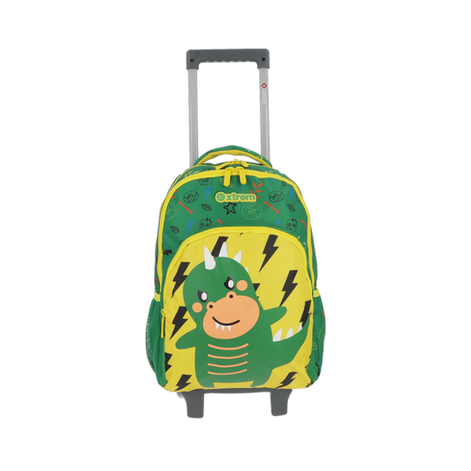 Mochila de Rodinha masculina infantil Lincoln Verde