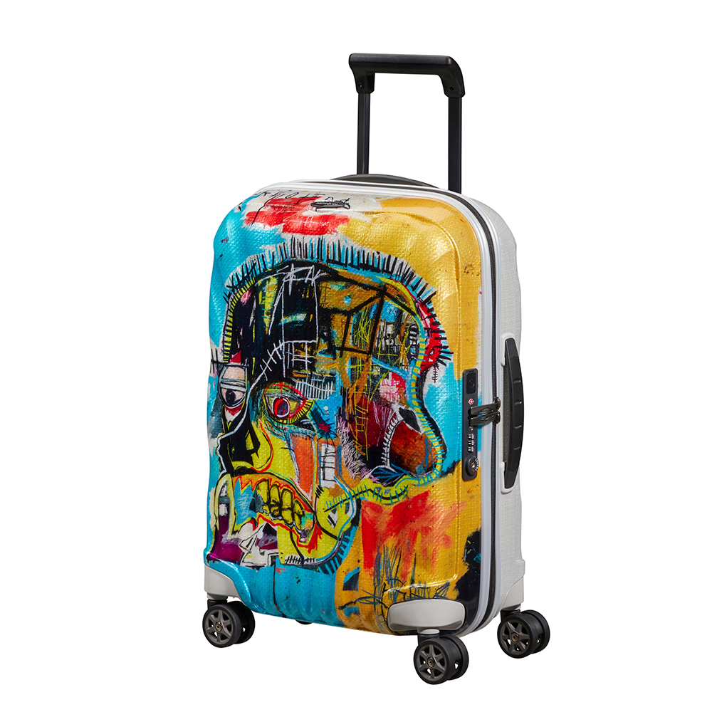 Maleta de cabina C-lite x Basquiat Untitled Skull