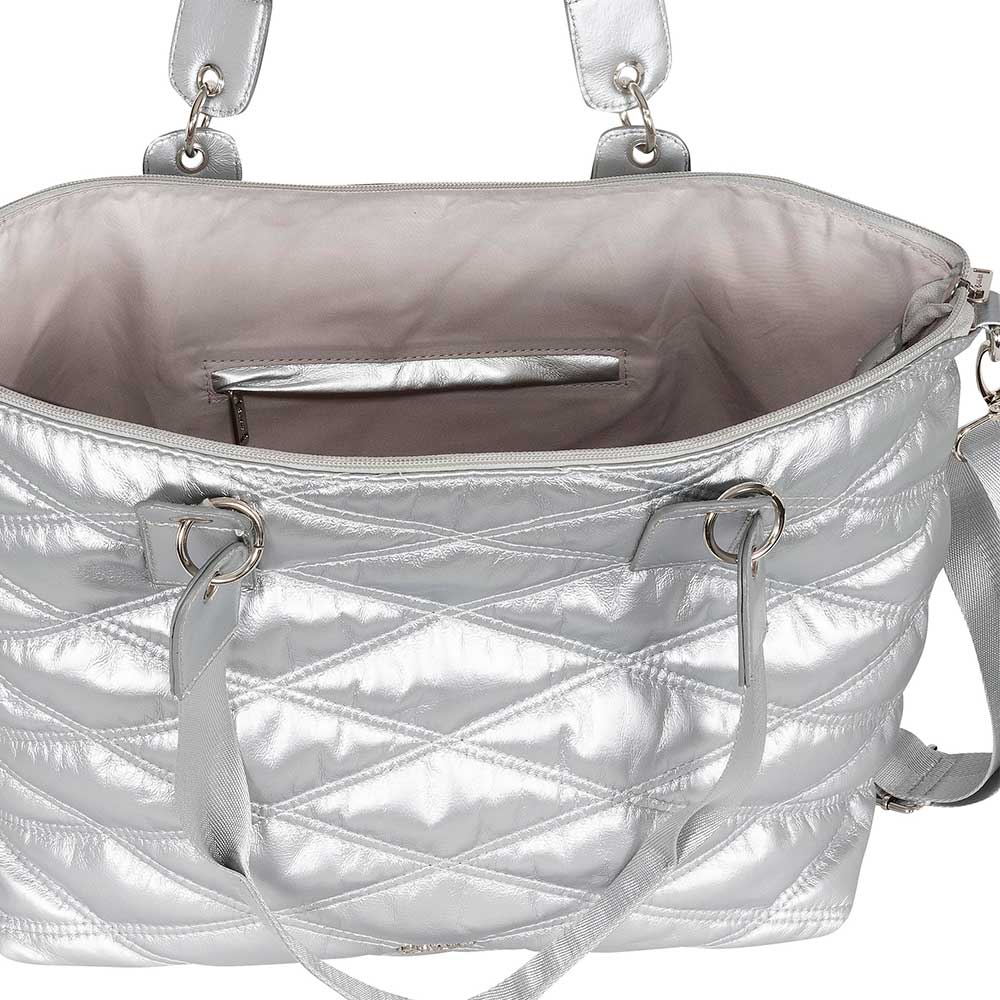 Bolsa Gold Coast Prateada Grande