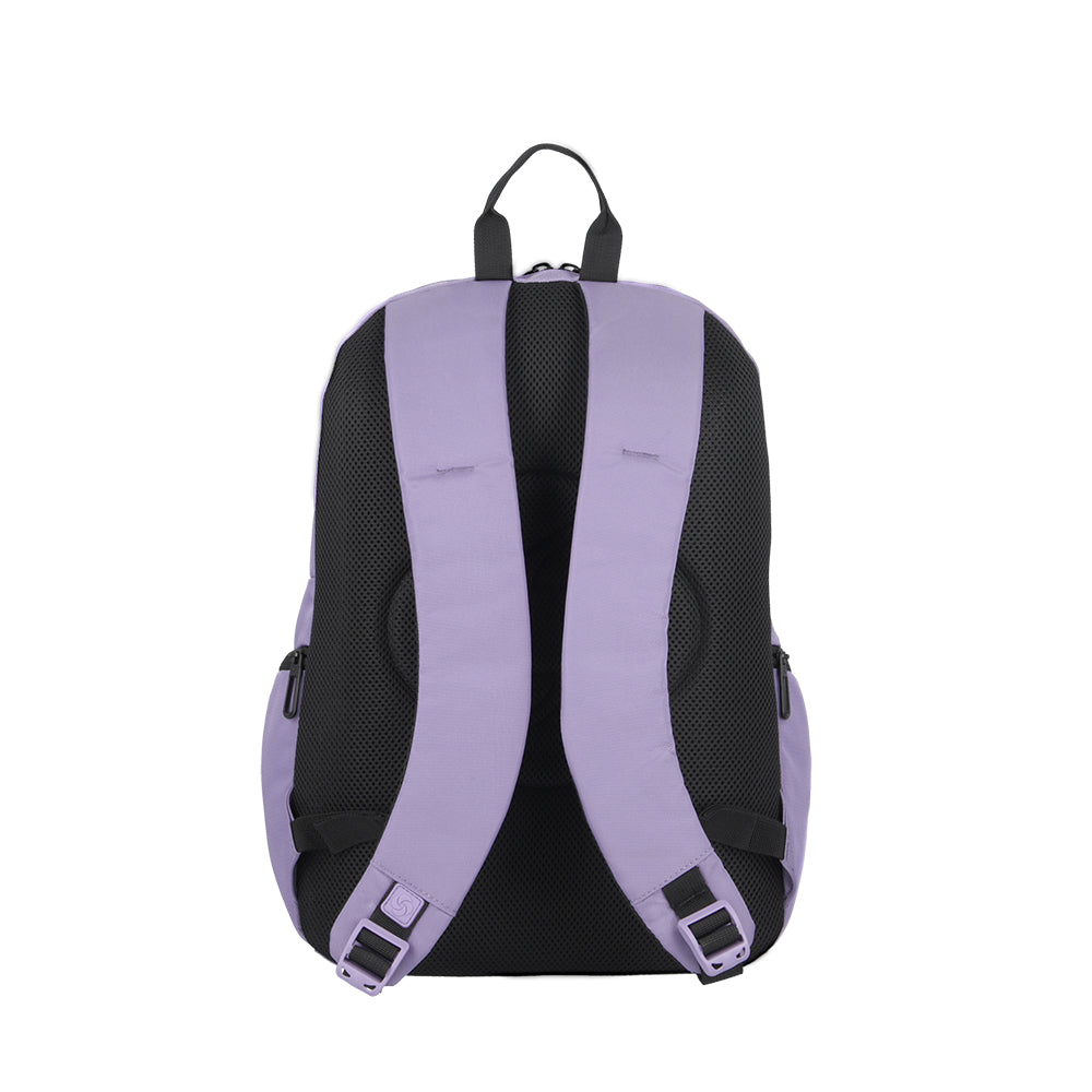 Mochila para laptop mujer Acceleration Riverland morado 17