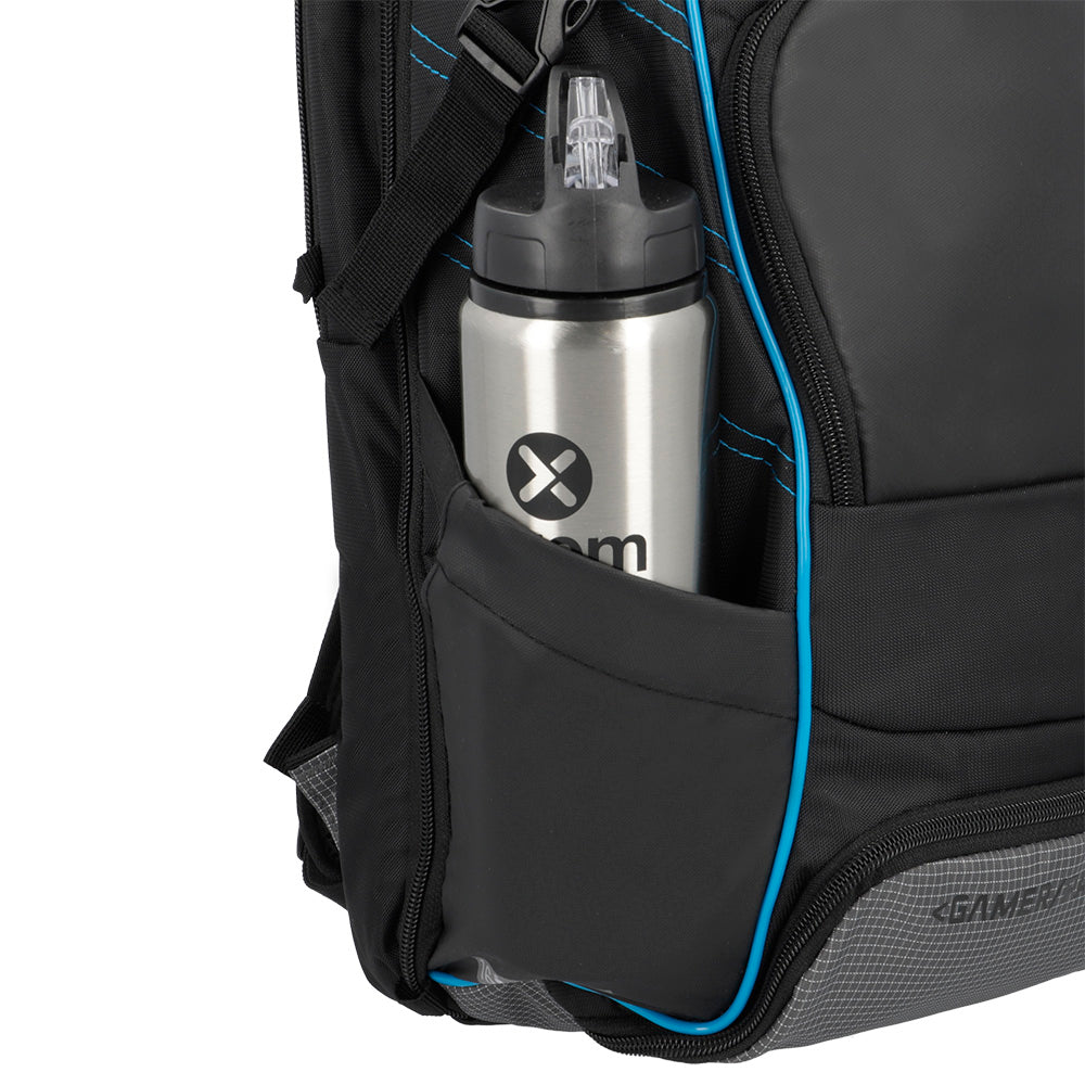 Mochila para Notebook 17" masculina Gamerpack Preta e Azul