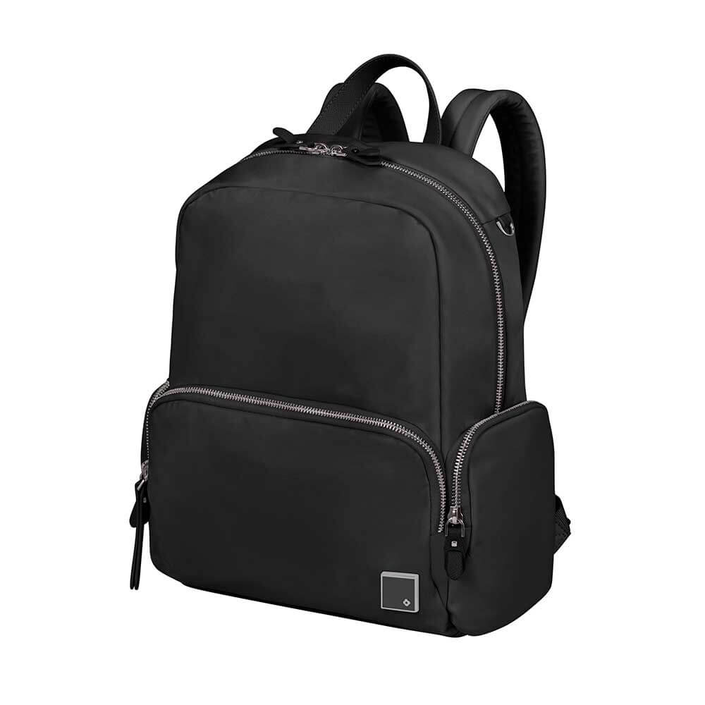 Mochila Samsonite Essentially Karissa com 3 Bolsos Preta
