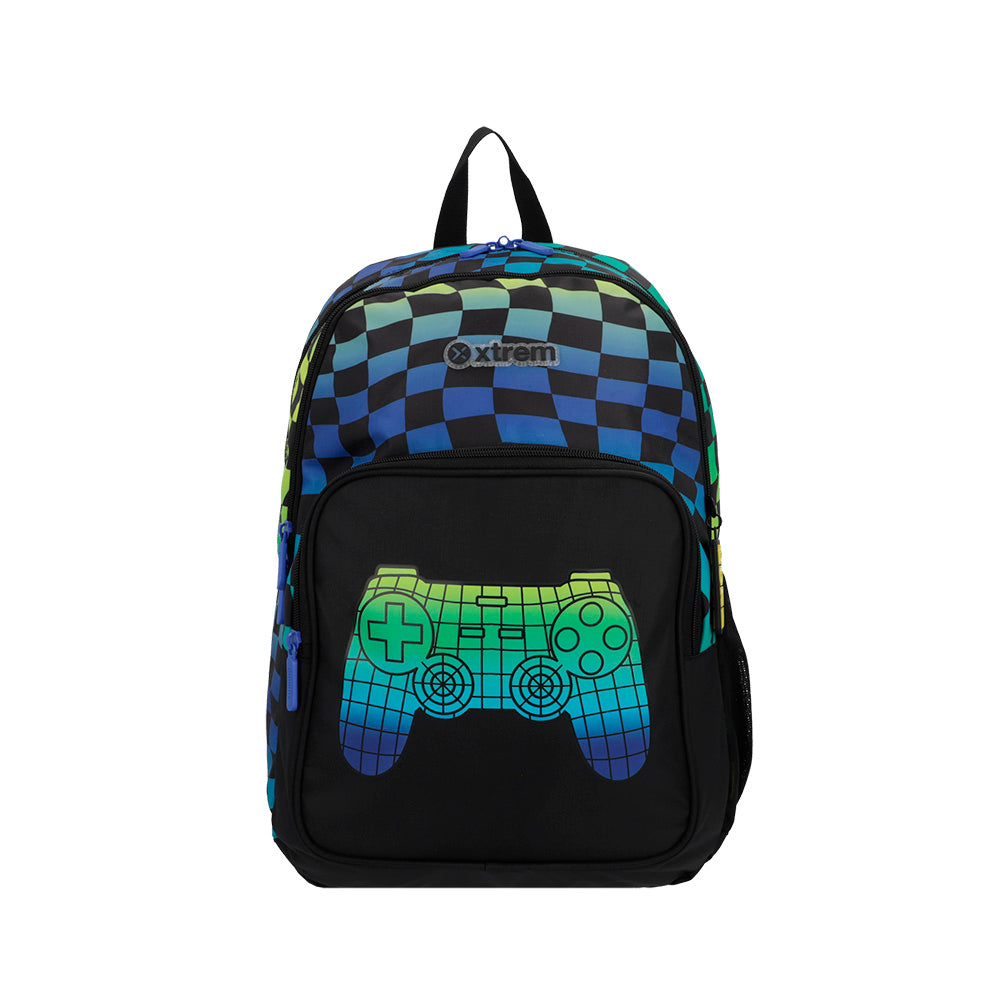 Mochila masculina infantil Hopper Gamer Preta