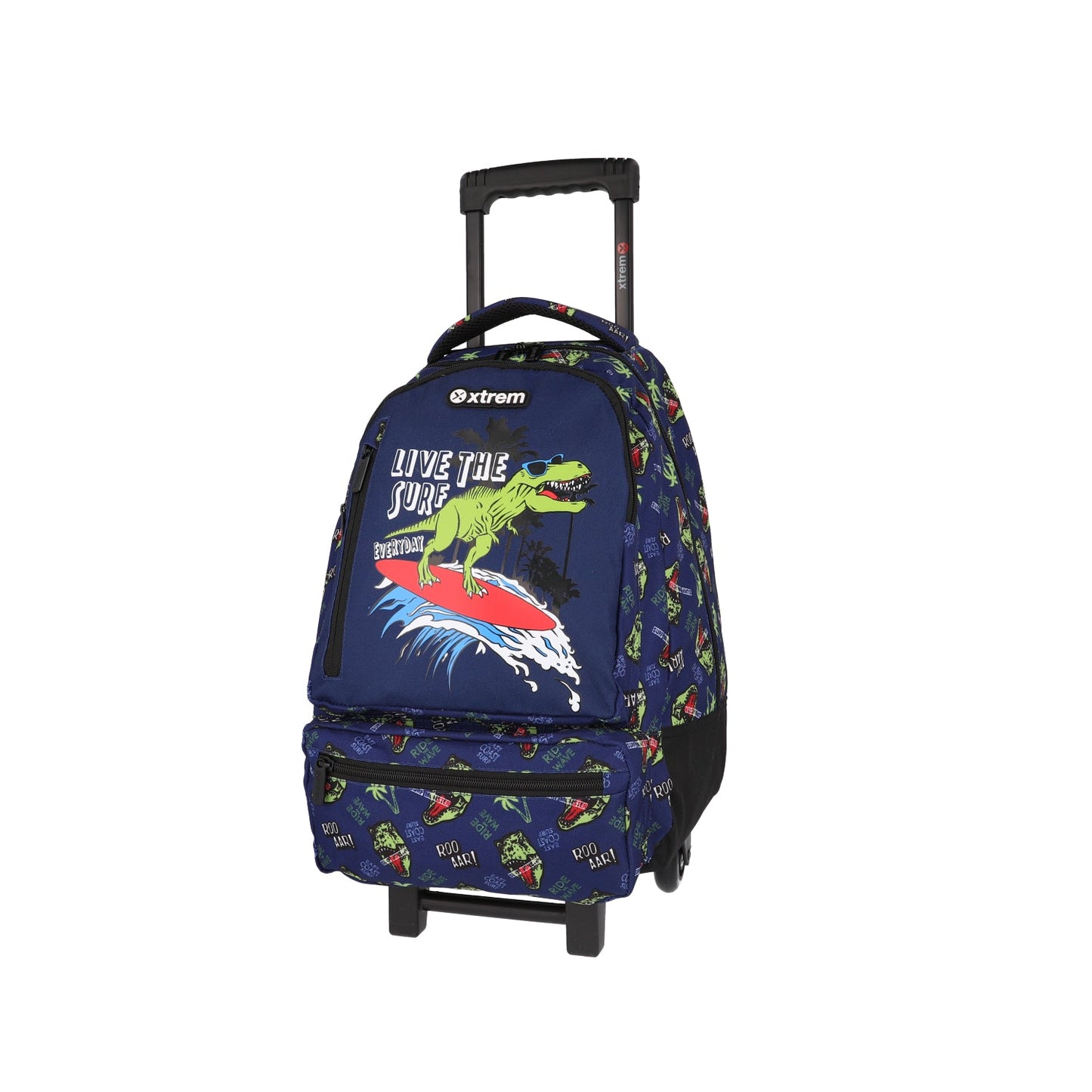 Kit Escolar Xtrem 4Pc Run Pack 295 Azul Dino