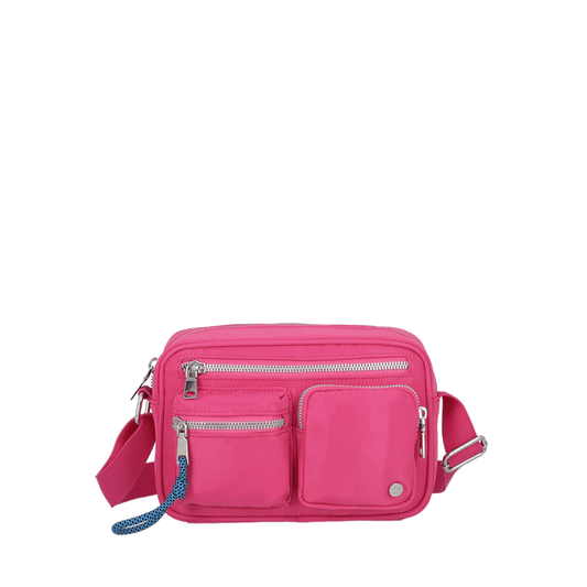 Cartera bandolera Hazel rosada S