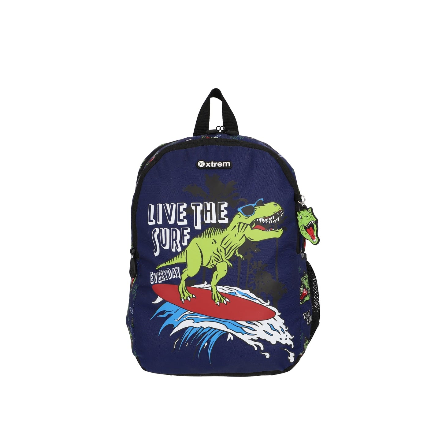 Mochila School Backpack Mini Boom 212 Blue Dino