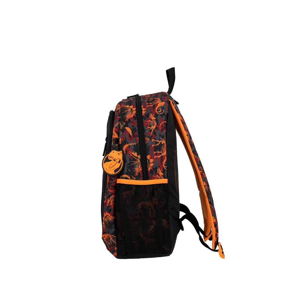 Mochila masculina infantil Logan Dino Laranja