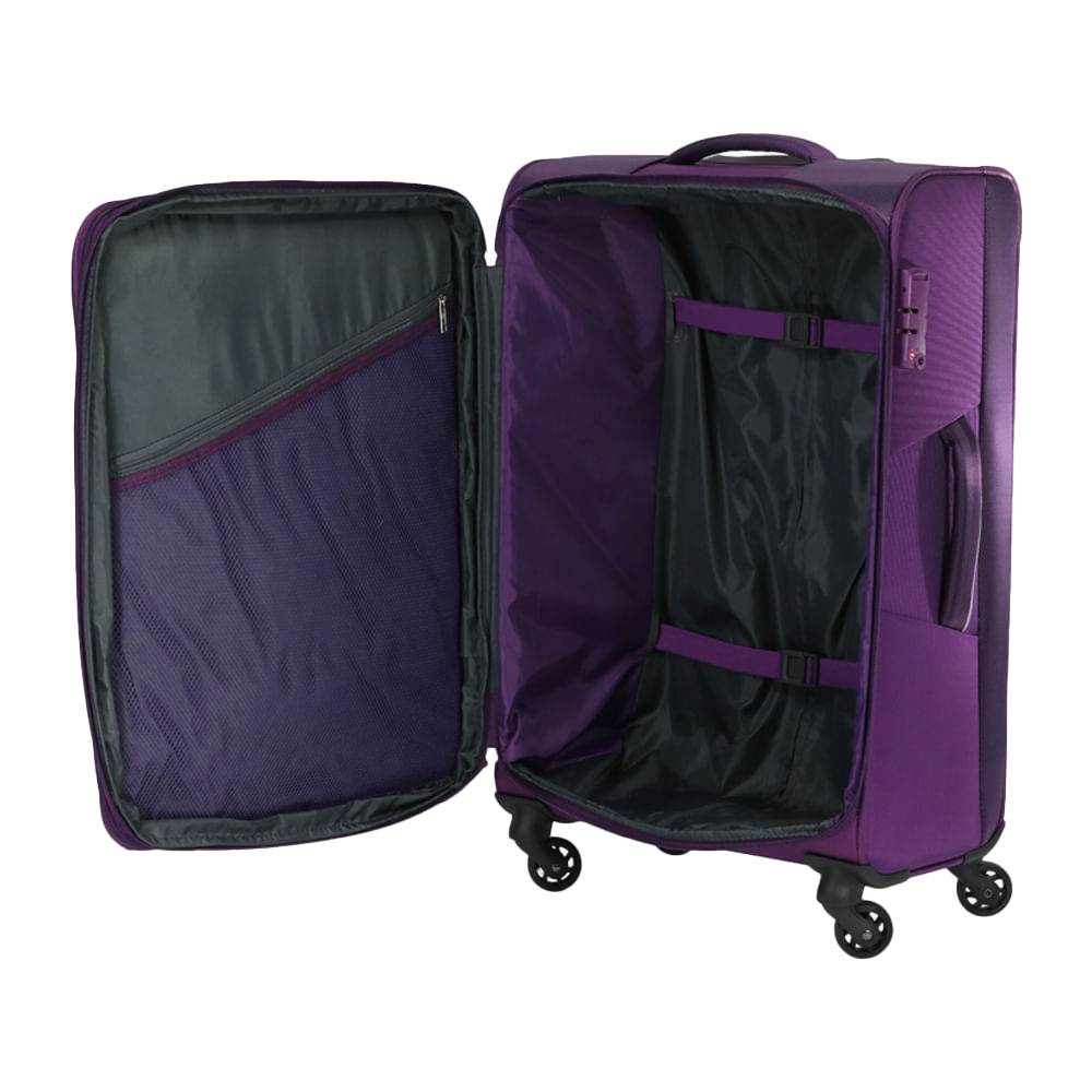 Maleta Fiji Spinner 71Cm Tsa Mediana Plum