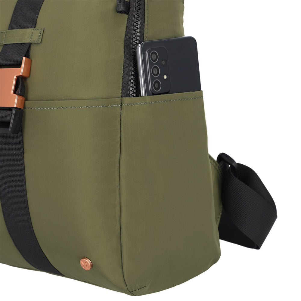 Mochila feminina Leah verde