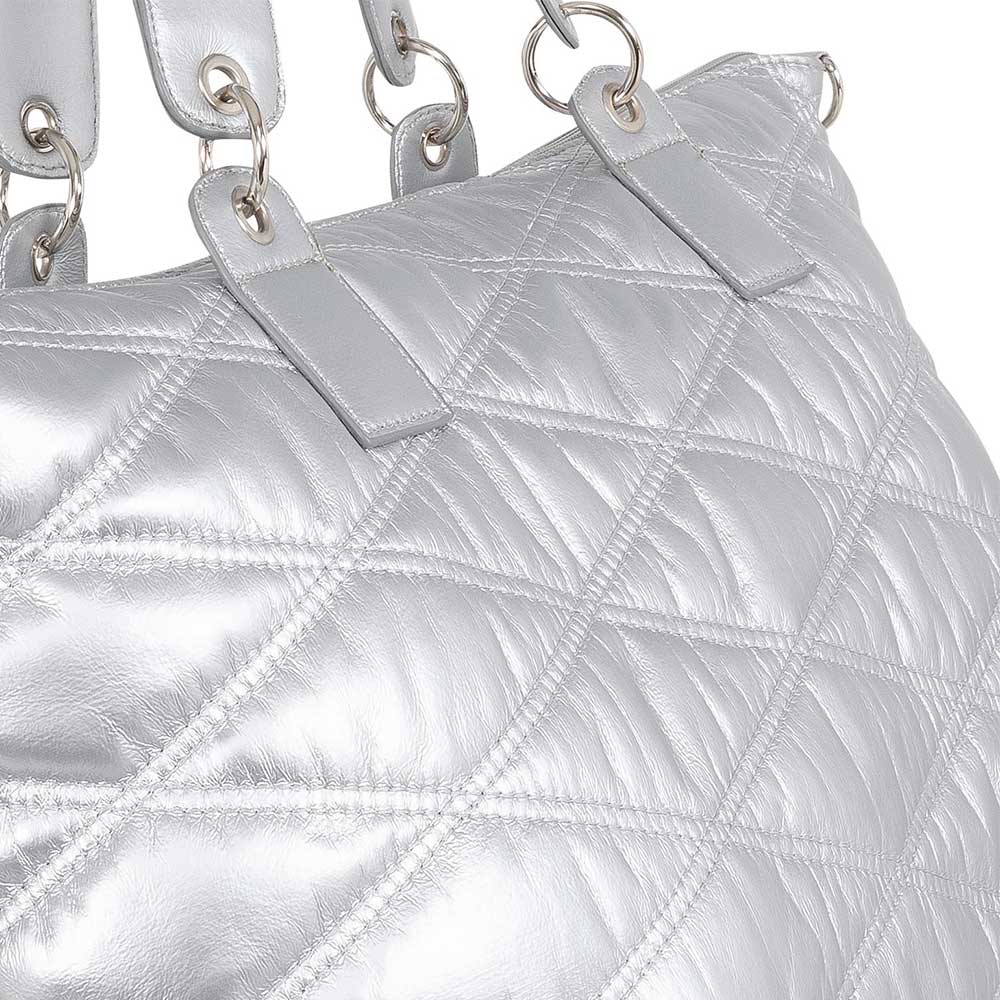 Bolsa Gold Coast Prateada Grande