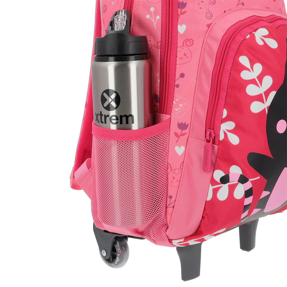 Mochila de Rodinha feminina infantil Lincoln Rosa