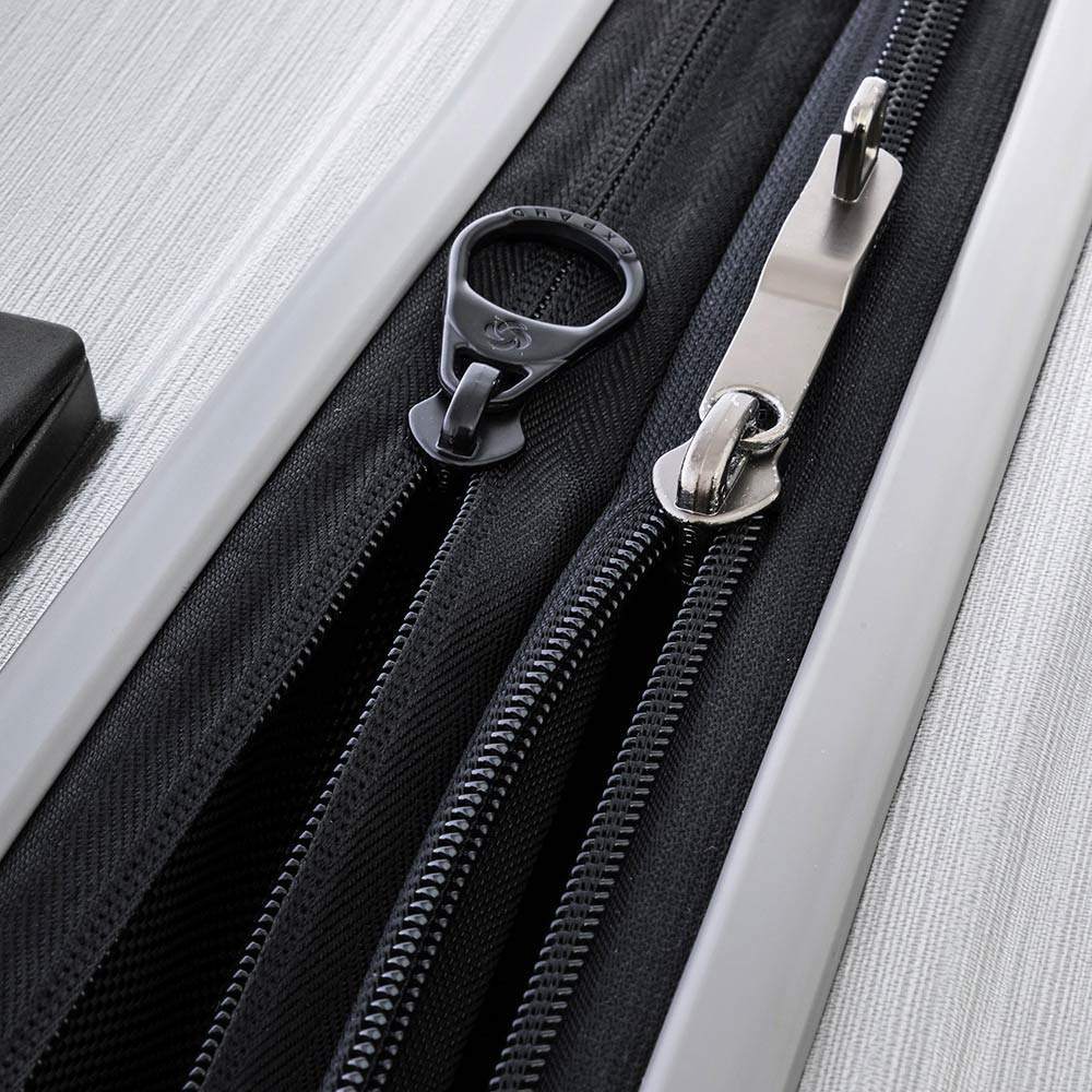 Maleta Rígida Evoa Spinner 81/30 Plata Cepillada XL
