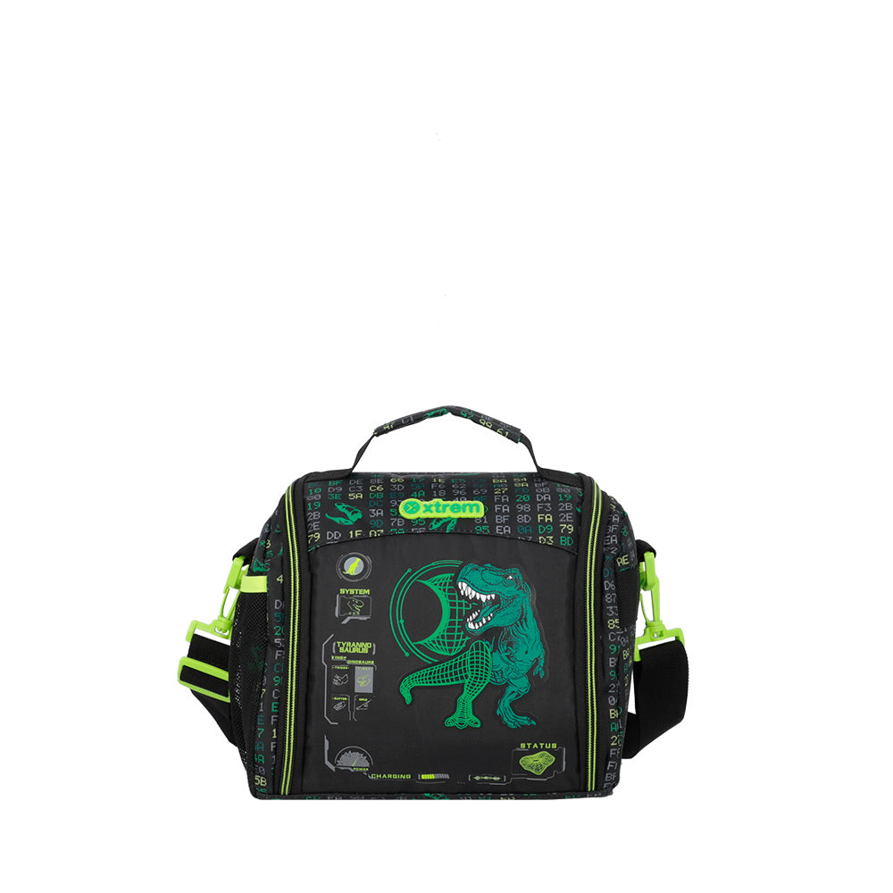 Lancheira Infantil masculina Térmica New Break Dino Verde
